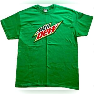 Mountain Dew short sleeve t-shirt. Brand new without tags. Unisex size Large.